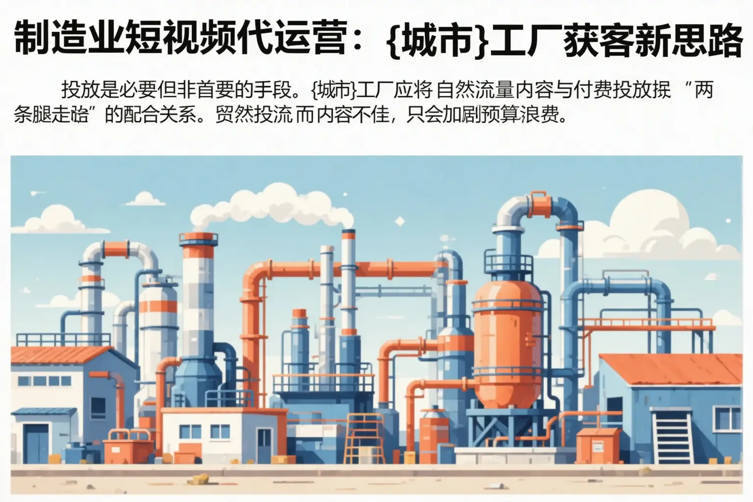 制造业短视频代运营：淮上工厂获客新思路